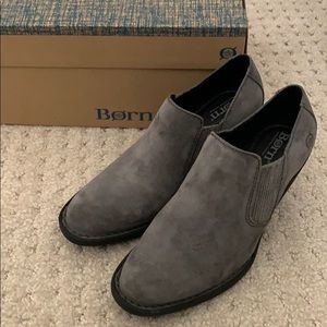 Born Dark Grey Booties - Suede